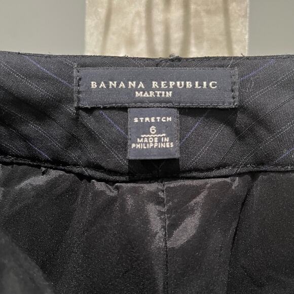 NEW Banana Republic Wool Pinstripe Structured Hourglass Martin Classic Pantsuit - Picture 11 of 16